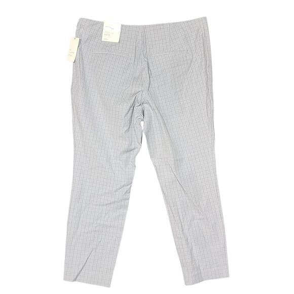A New Day Skinny Ankle Pants High Rise Gray Stretchy Pull On Size 16 R - Picture 2 of 12